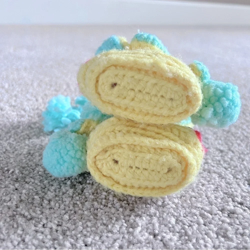 Vintage 1970 handmade bunny booties